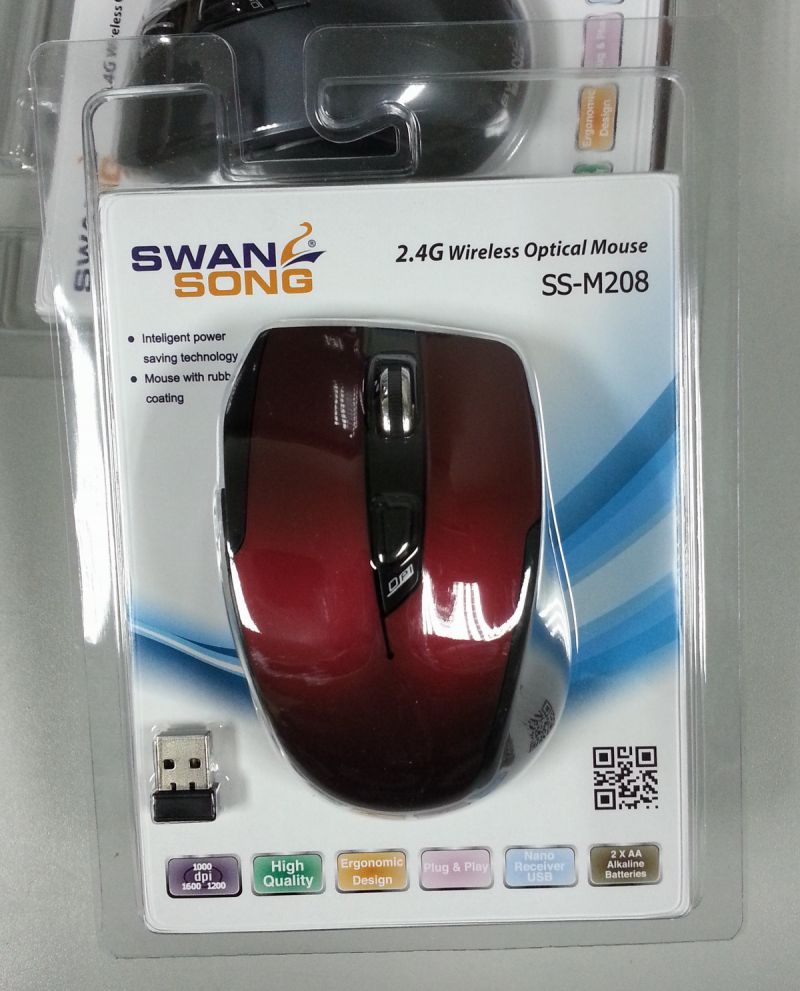 SWAN SONG SS-M208 WİRİLESS OPTİCAL MOUSE