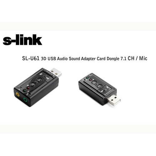 S-LINK SL-U61 USB SES KARTI