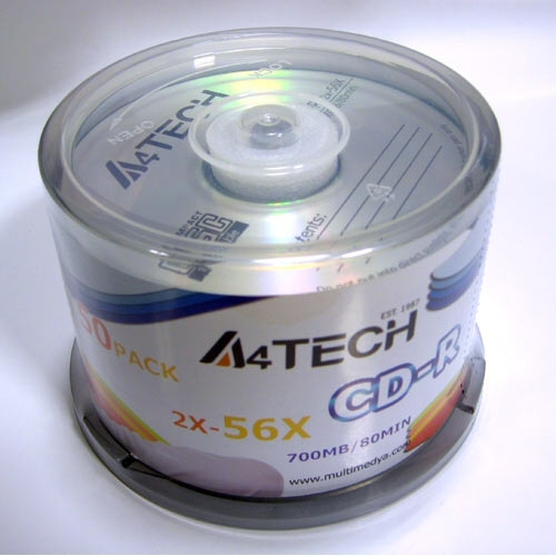 A4TECH CD-R 700MB 56X 50'li / CAKE BOX