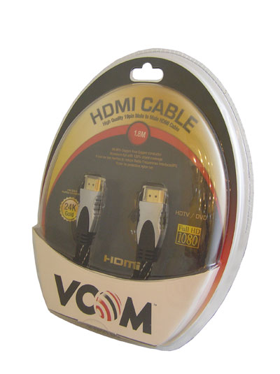 VCOM 1.8MT 24K GOLD 1080P HDMI-HDMI KABLO