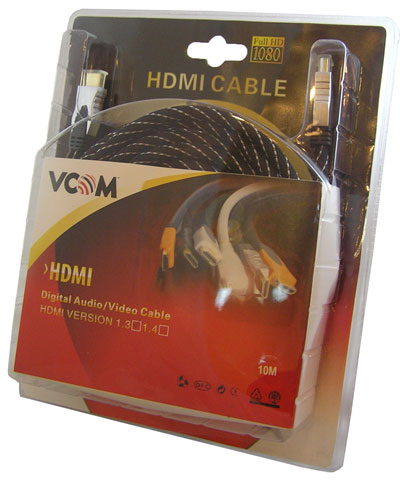 VCOM 10MT 24K GOLD 1080P HDMI-HDMI KABLO