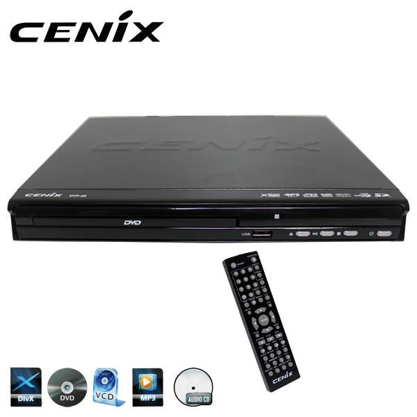 CENİX WİTH SD-MMC-MS CARD READER DVD PLAYER