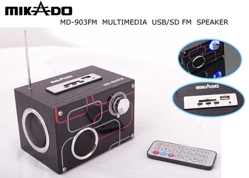 MIKADO MULTIMEDIA FM/USB/SD SPEAKER